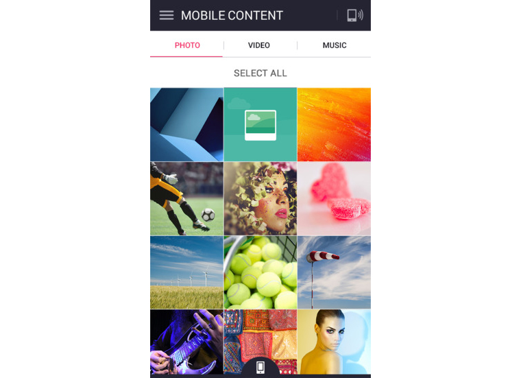 Giao diện chuyển hình bằng ứng dụng LG TV Plus Giao diện chuyển hình bằng ứng dụng LG TV Plus