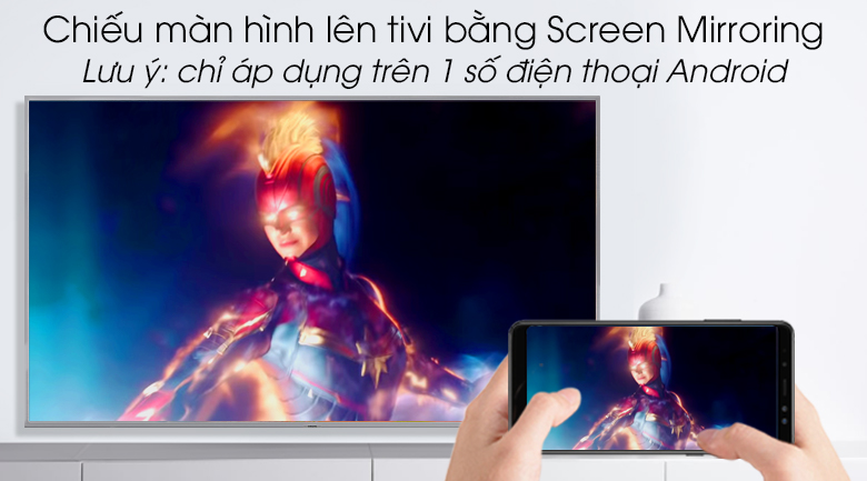 Smart Tivi QLED Samsung 4K 82 inch QA82Q65R - Screen Mirroring