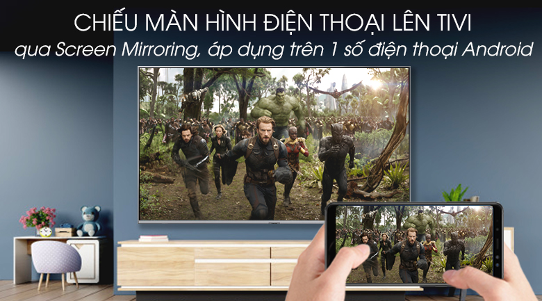 Smart Tivi QLED Samsung 4K 82 inch QA82Q75R - Screen Mirroring
