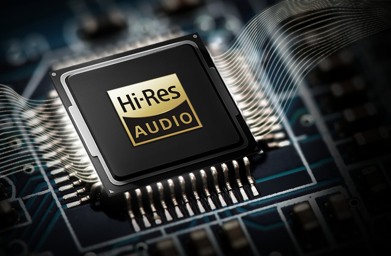 Âm thanh độ phân giải cao Hi-Res Audio trên Loa thanh soundbar LG 4.1 SK5R 480W