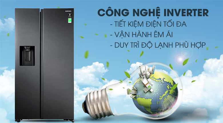 Tủ lạnh Samsung Inverter 617 lít RS64R5301B4