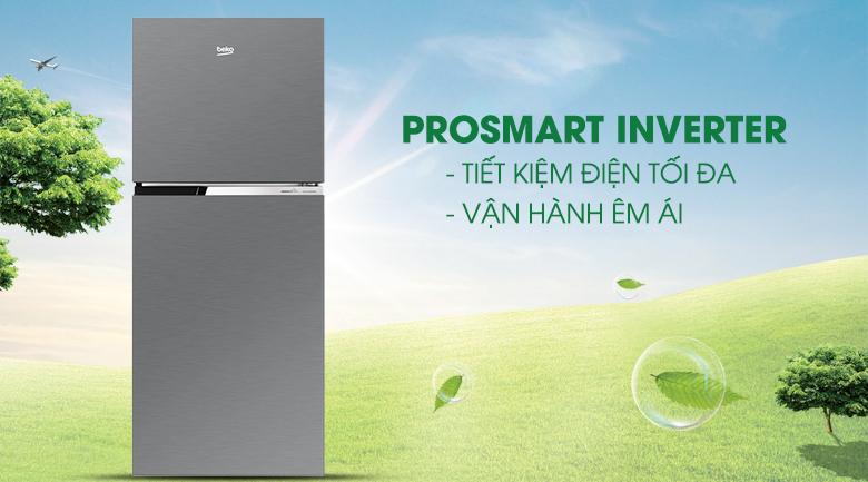 Tủ lạnh Beko Inverter 340 lít RDNT371I50VS