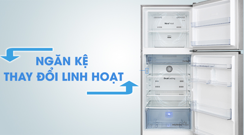 Tủ lạnh Beko Inverter 340 lít RDNT371I50VS