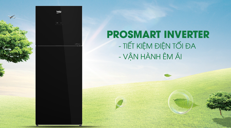 Tủ lạnh Beko Inverter 375 lít RDNT401E50VZGB