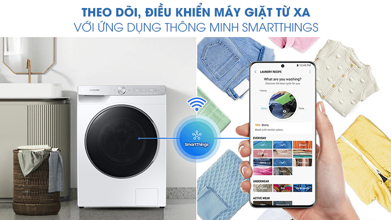 Máy giặt Samsung AI Inverter 9kg WW90TP44DSH