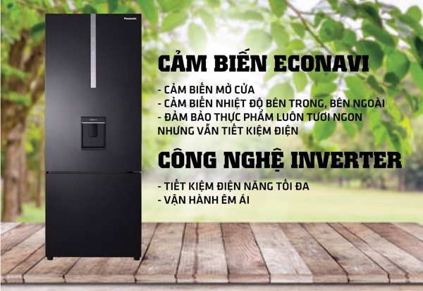 Tủ lạnh Panasonic Inverter 420 lít NR-BX471WGKV