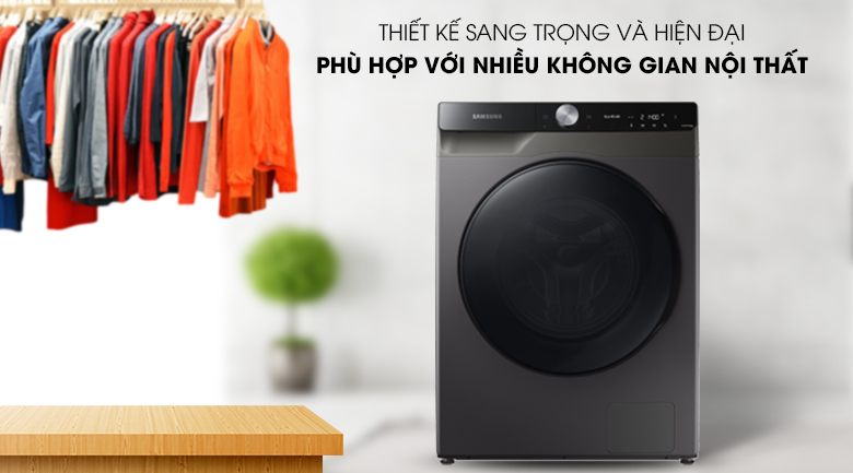 Máy giặt sấy Samsung AI Inverter 14kg WD14TP44DSB