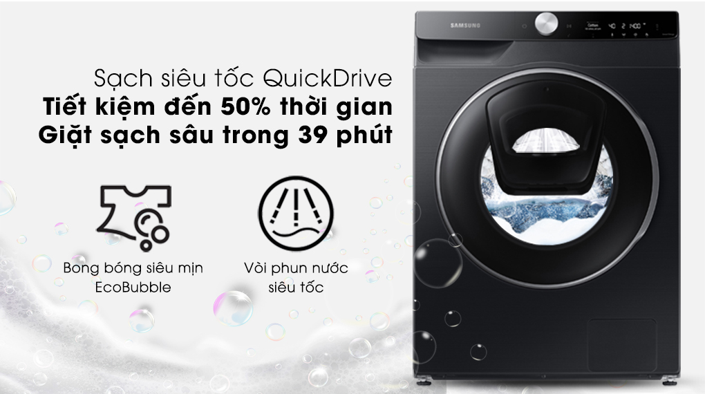 Máy giặt Samsung AI AddWash Inverter 12kg WW12TP94DSB