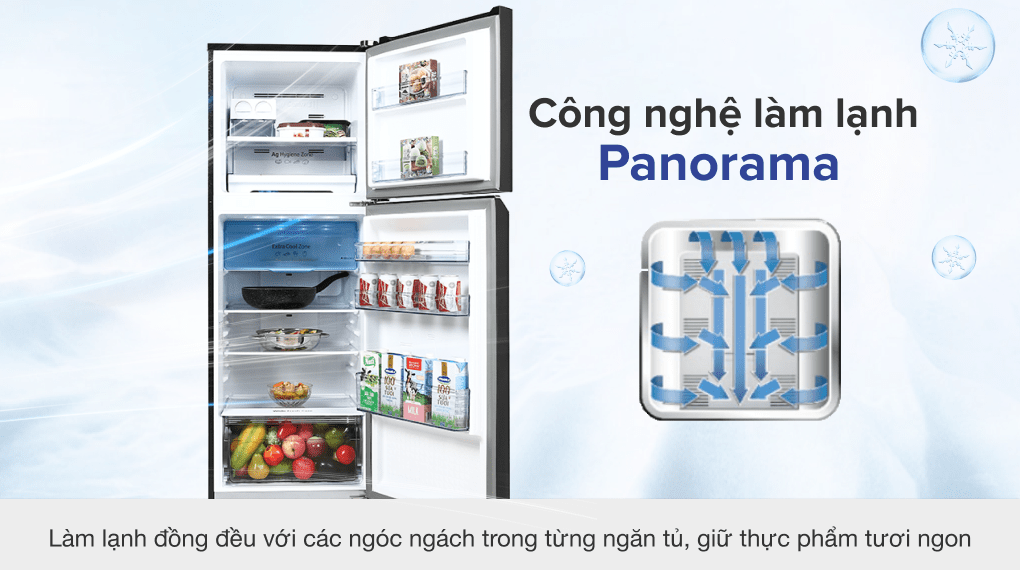 Tủ lạnh Panasonic Inverter 306 lít NR-TV341VGMV