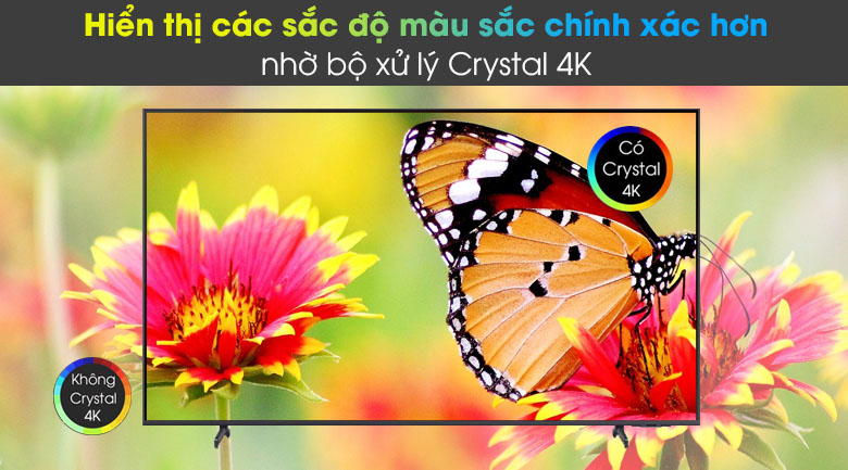 Smart Tivi Samsung 4K Crystal UHD 55 inch UA55AU8100