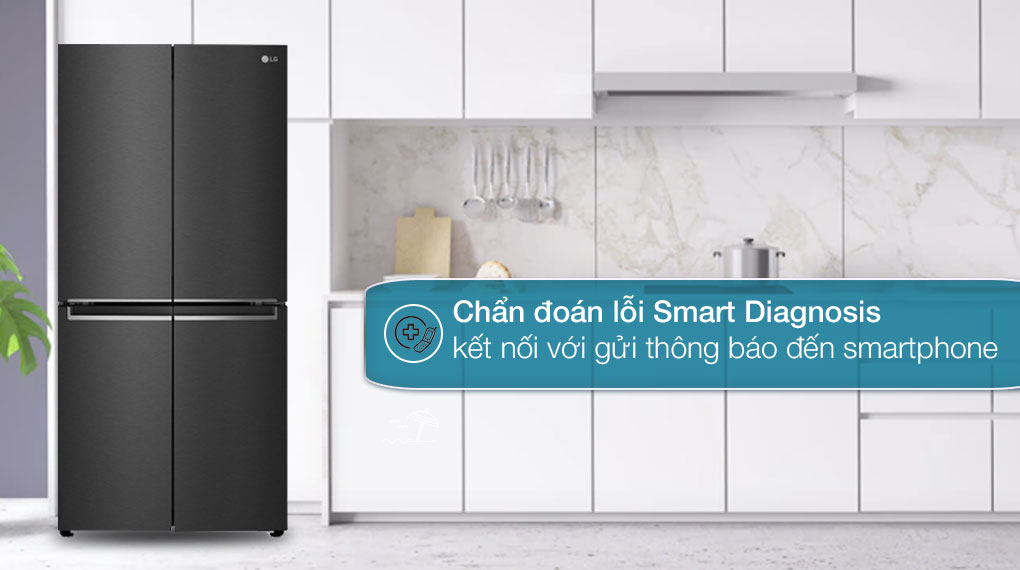 Tủ lạnh LG Inverter 530 Lít GR-B53MB