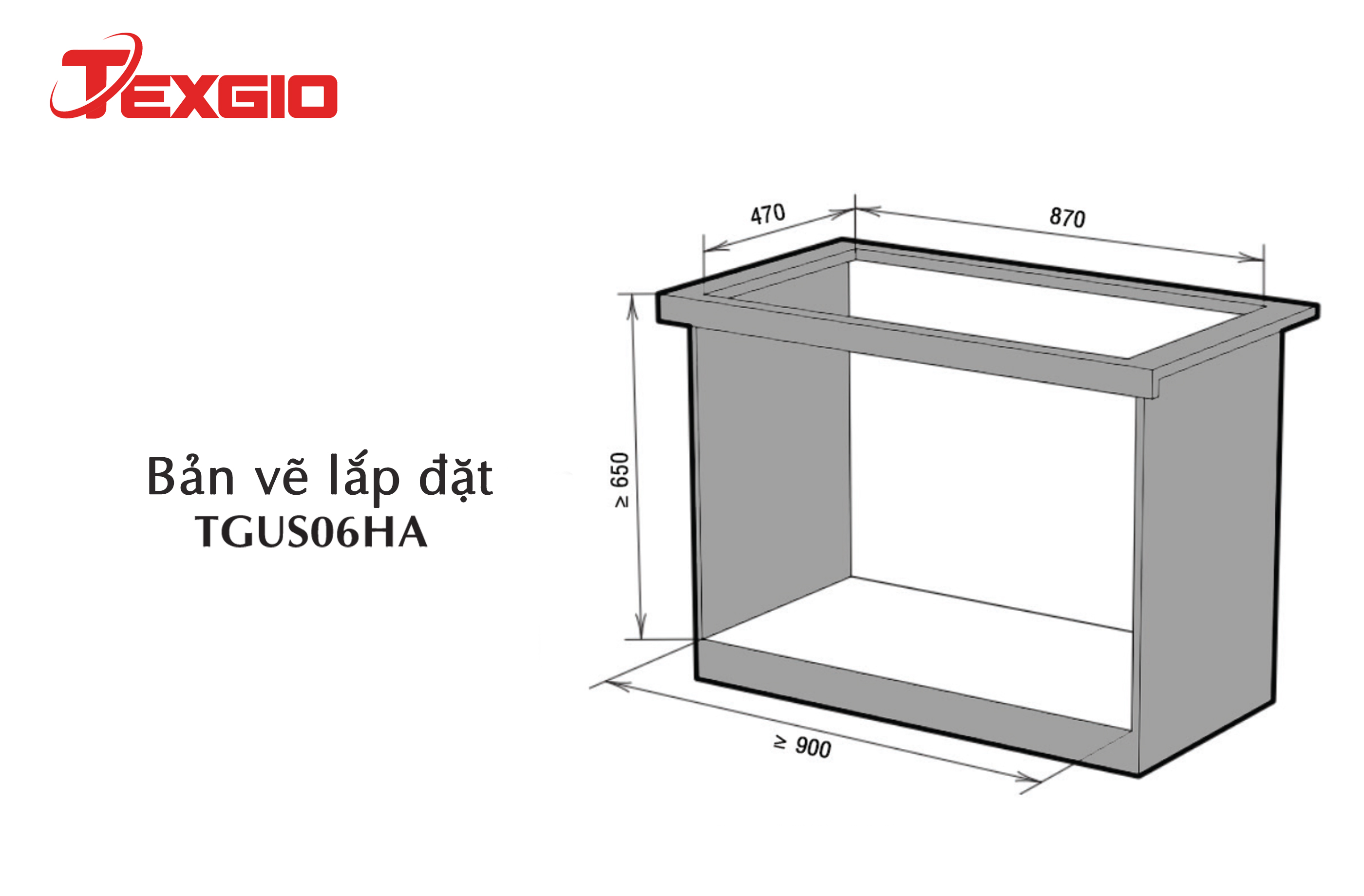 Máy rửa bát Texgio 6 bộ TGF3815B - Liền Chậu Tích Hợp Rửa Sóng Siêu Âm, Sấy Khí Nóng