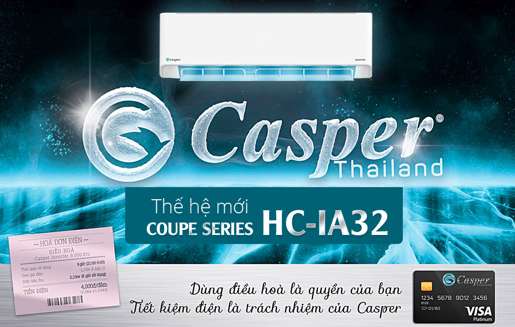 Máy lạnh Casper Inverter 2 HP HC-18IA32