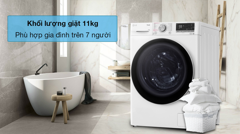 Máy giặt LG Inverter 11 kg FV1411S4WA
