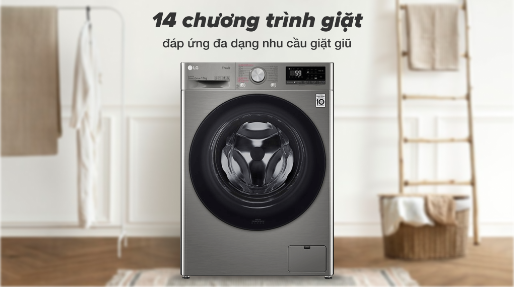 Máy giặt LG Inverter 11 kg FV1411S4P