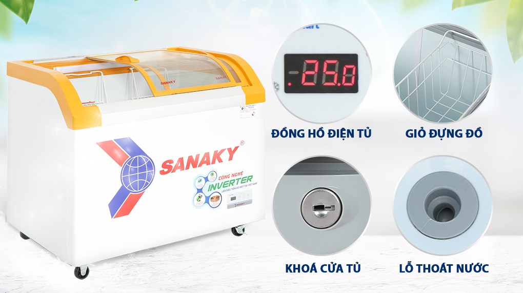 Tủ Đông Sanaky Inverter 280 lít VH-3899K3B