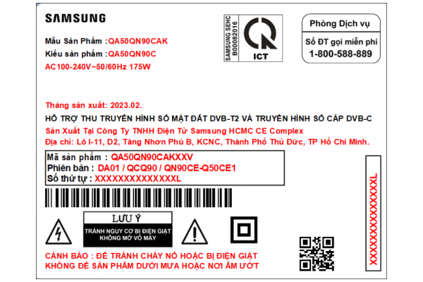 Smart Tivi Neo Qled 4k 50 Inch Samsung Qa50qn90c