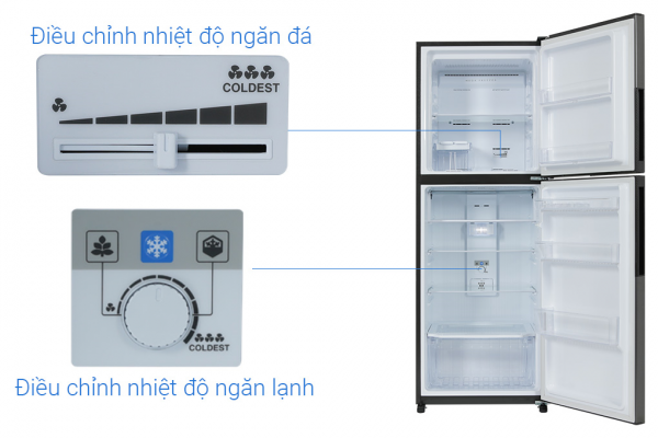 Tu Lanh Sharp Inverter 360 Lit Sj Xp382ae Ds