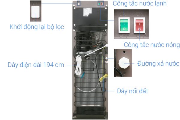 Cay Nuoc Nong Lanh Toshiba Rwf W1830uvbvt 650w