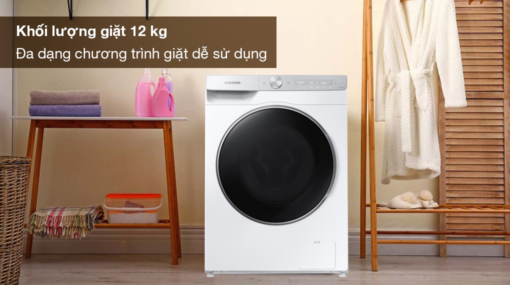 Máy giặt Samsung AI Inverter 12 kg WW12CGP44DSHSV