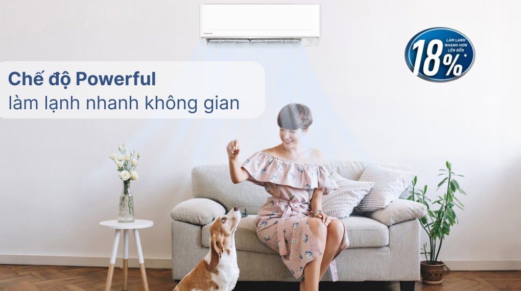 Điều hòa Panasonic Inverter 9040 BTU CU/CS-PU9AKH-8