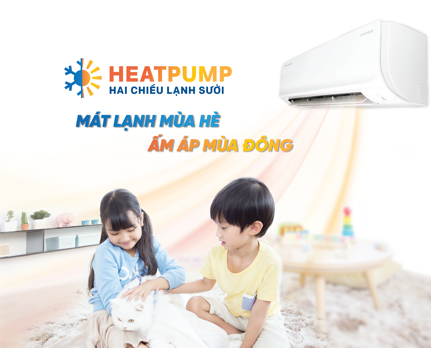 Điều hòa Daikin 2 chiều 12000BTU inverter FTHF35XVMV