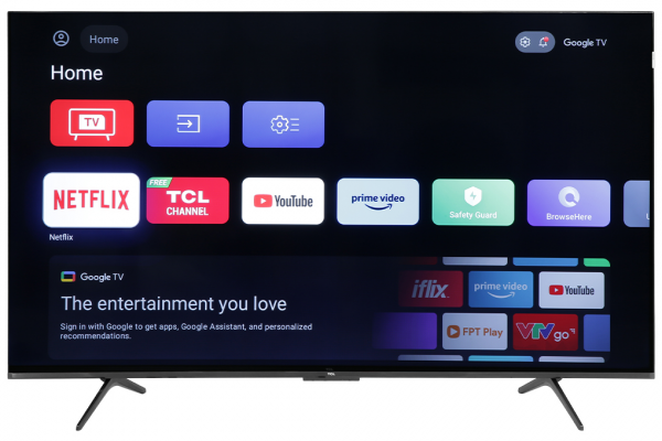 Google Tivi QLED TCL 4K 55 inch 55C69B