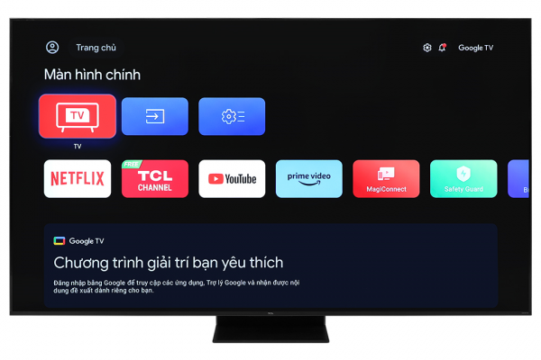 Google TV TCL QD Mini LED 4K 75 inch 75C755