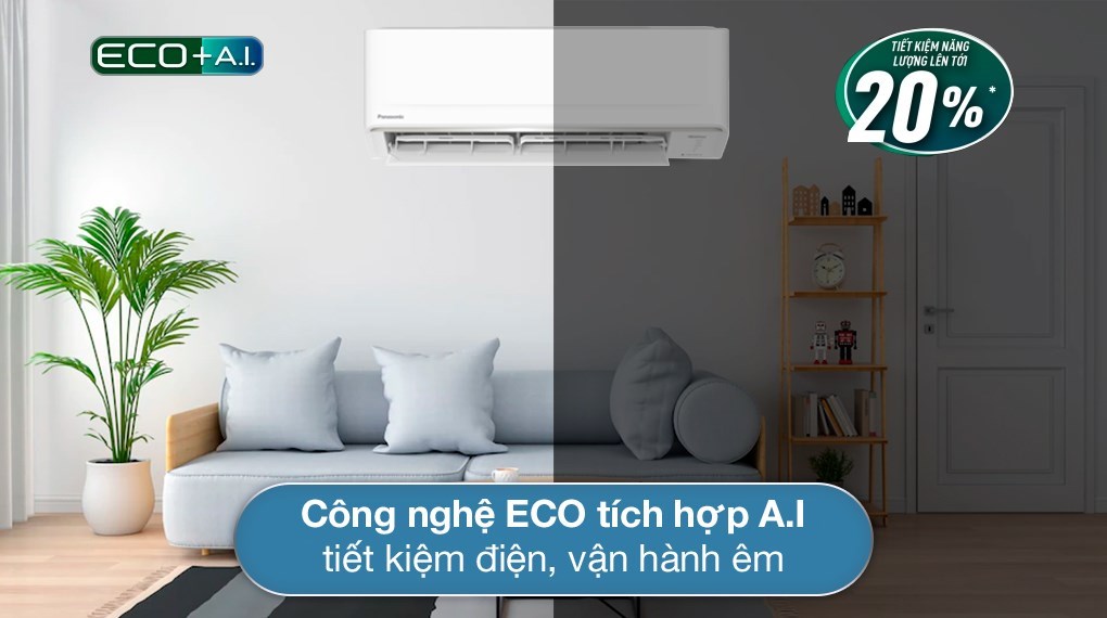 Điều hòa Panasonic Inverter 12000 BTU CU/CS-PU12AKH-8