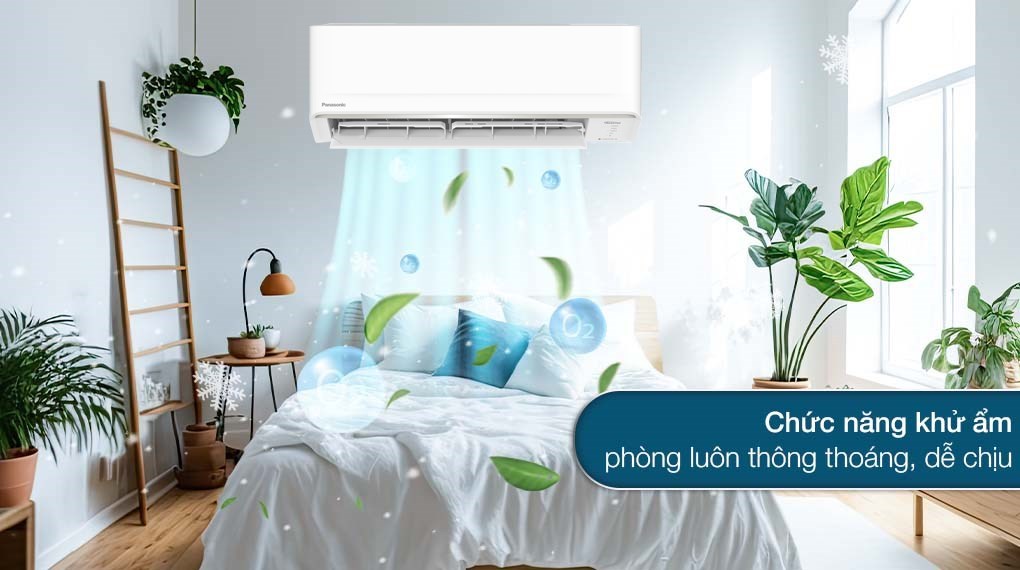 Điều hòa Panasonic Inverter 12000 BTU CU/CS-PU12AKH-8