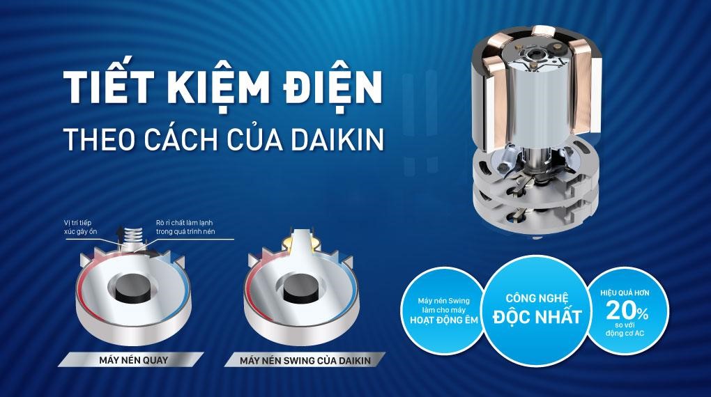 Điều hòa Daikin 2 chiều 12000BTU inverter FTHF35XVMV