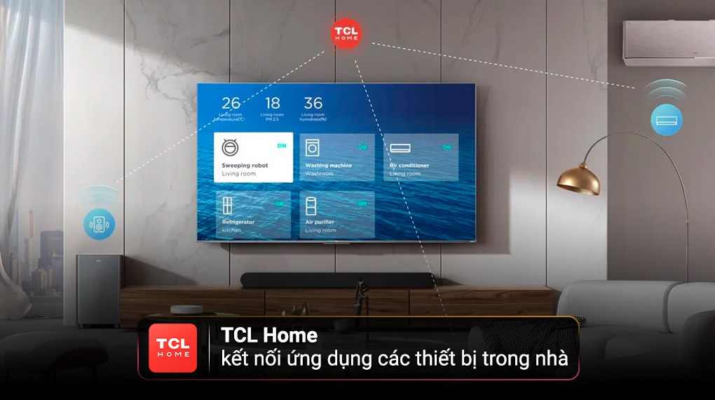 Google Tivi MiniLed QLED TCL 4K 65 inch 65C845