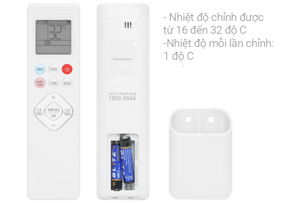 Máy lạnh Casper Inverter 1.5 HP QC-12IS36