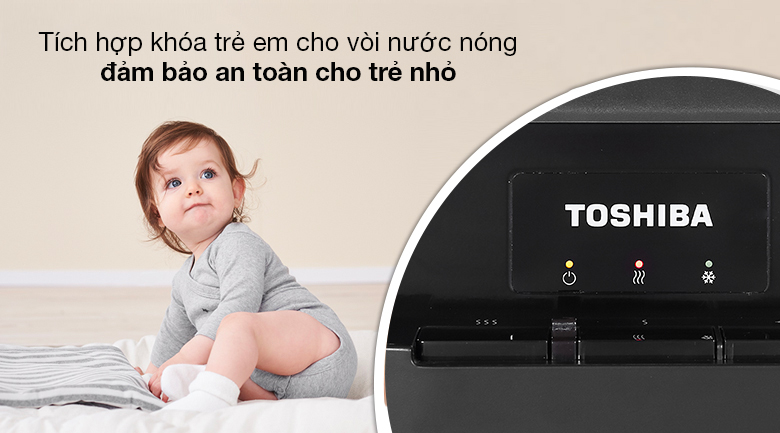 Cây nước nóng lạnh Toshiba RWF-W1917TV - Khoá