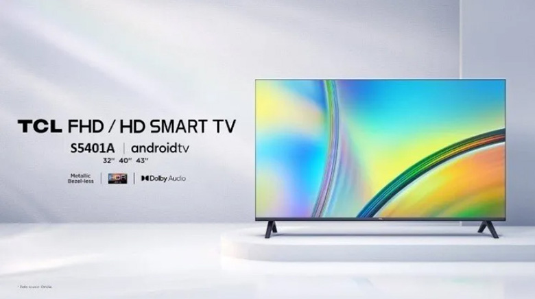 Thiết kế thanh lịch - Android Tivi TCL 40 inch 40S5401A