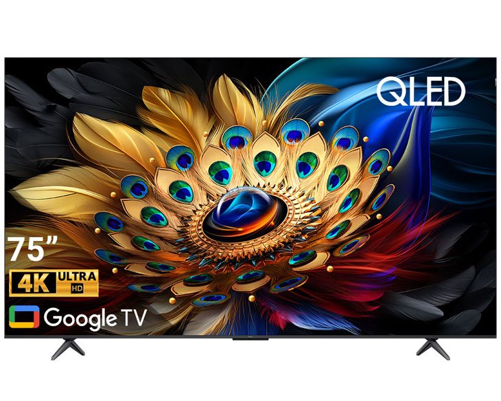 Google Tivi QLED TCL 4K 75 inch 75C655