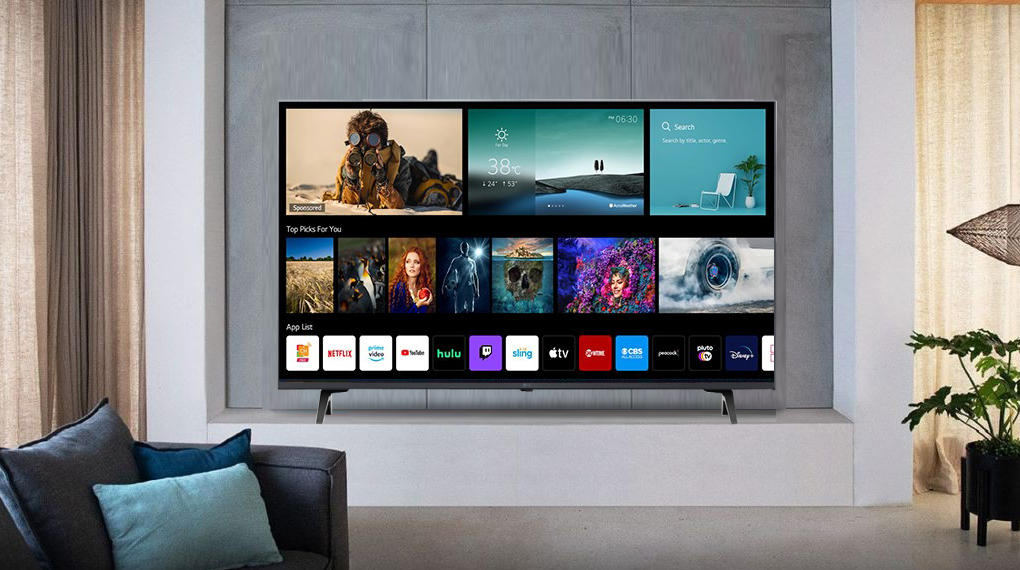 Hệ điều hành tivi LG 50 inch 50UQ801C