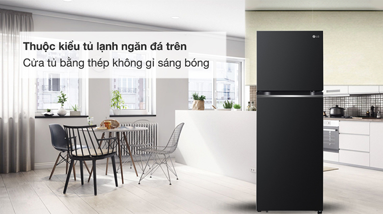 Tủ lạnh LG Inverter GV-B242WB - thiết kế hiện đại