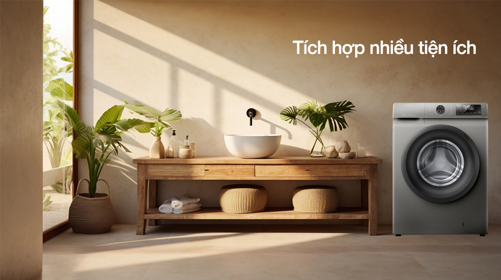 Máy giặt Hisense 8.5 kg WFQP8523BT - Tiện ích