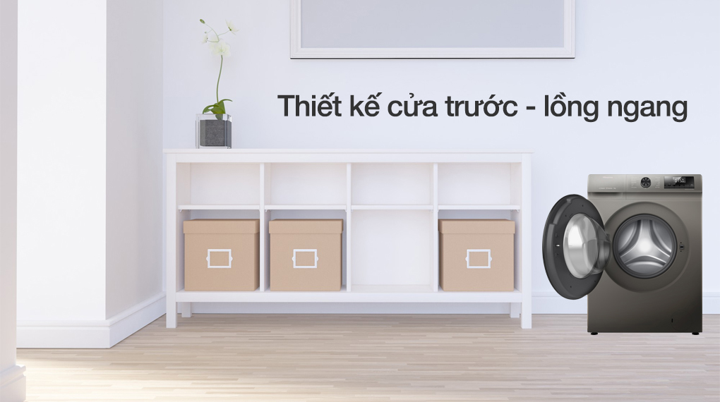 Máy giặt Hisense 8.5 kg WFQP8523BT - Tổng quan thiết kế