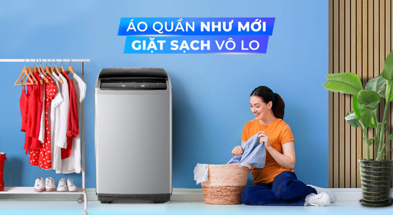 Máy giặt Sharp 8.5kg ES-Y85HV-S lồng đứng - Kiểu dáng hiện đại, gọn gàng