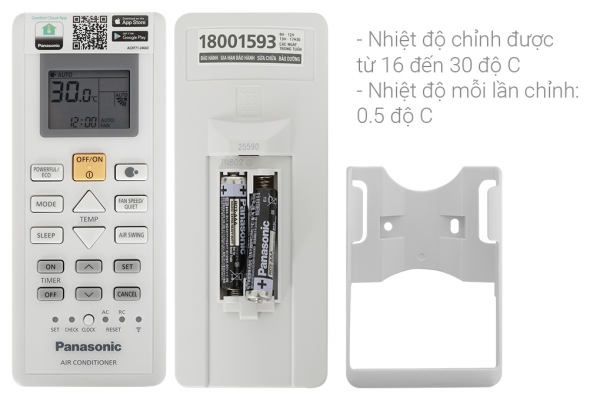 Máy lạnh Panasonic Inverter 2 HP CU/CS-PU18AKH-8