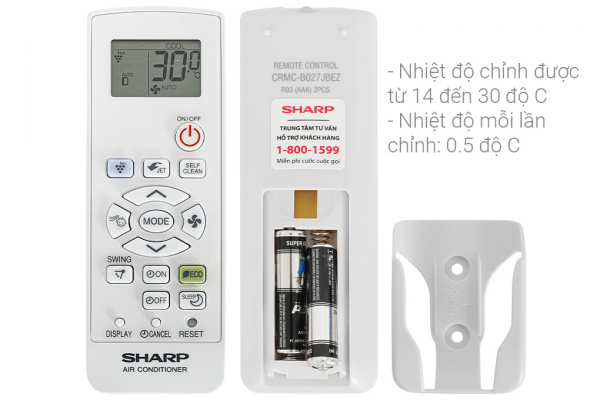 Máy lạnh Sharp Inverter 1 HP AH-XP10BSW