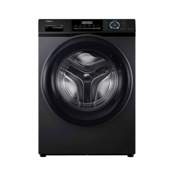 Máy giặt lồng ngang AQUA Inverter 9kg AQD A902J.BK
