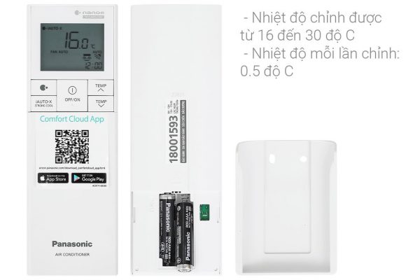 Điều hòa Panasonic Inverter 18100 BTU CU/CS-XU18BKH-8