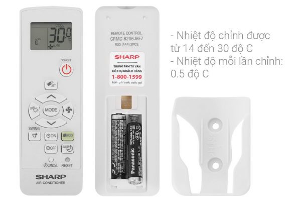 Điều hòa Sharp Inverter 9000 BTU AH-X10CEWC